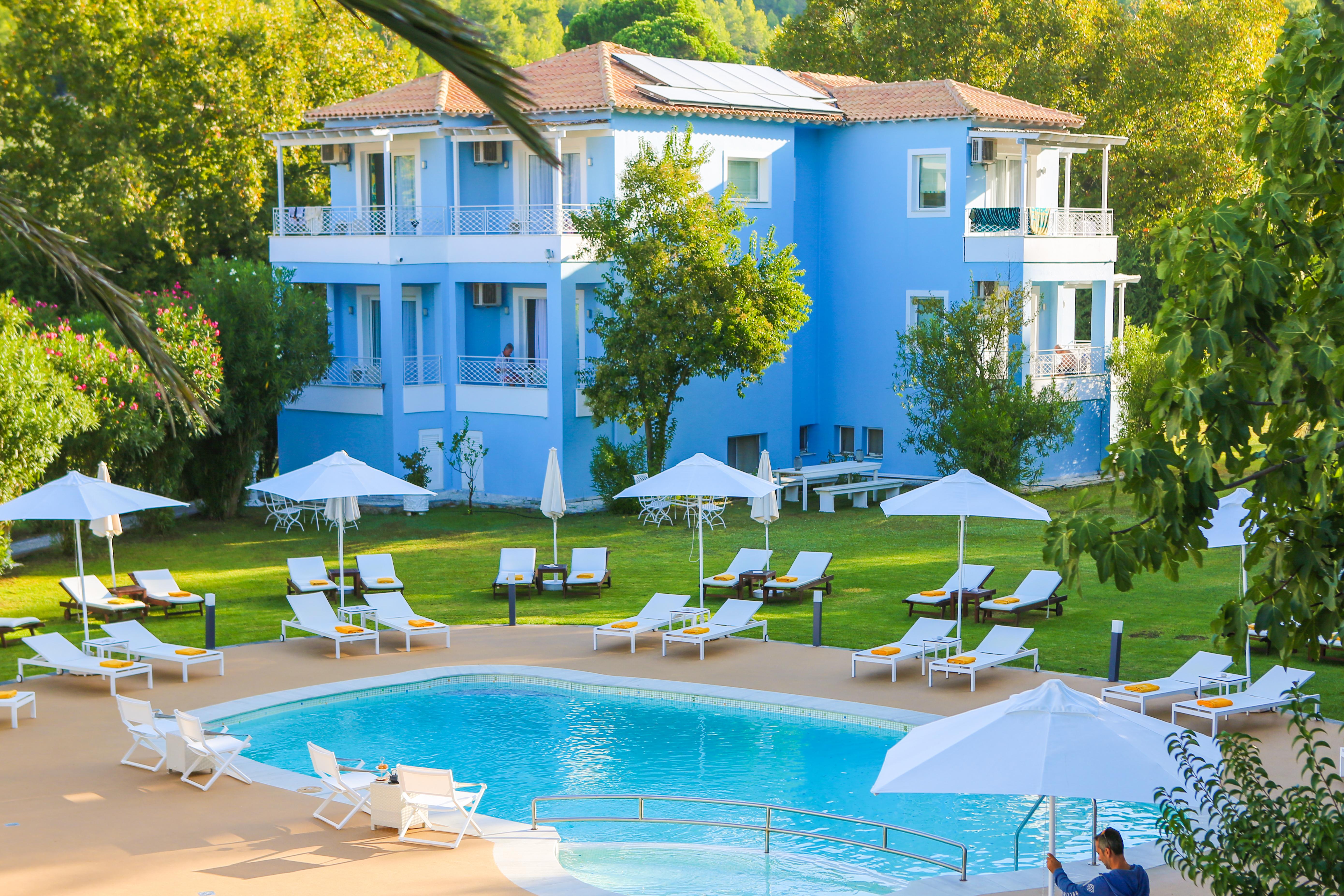Mandraki Village Boutique Hotel Koukounaries Eksteriør bilde